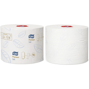 Tork Soft Mid-size toilet roll white 2 sheets 100m