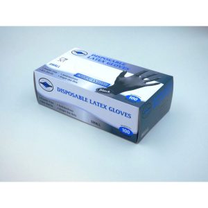 ΓΑΝΤΙΑ LATEX ΑΝΤΟΧΗΣ  100τεμ.ΜΑΥΡΑ