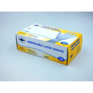 ΓΑΝΤΙΑ LATEX 100τεμ.ΛΕΥΚΑ