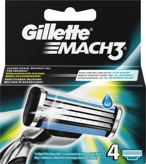 GILLETTE MACH 3  ΞΥΡΑΦΑΚΙΑ 4 τεμ.