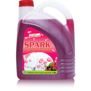 Spark Raspberry dishwashing liquid – 4L